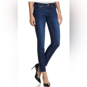 DL1961 Angel Mid-Rise Ankle Jeans | Deep Blue | Excellent